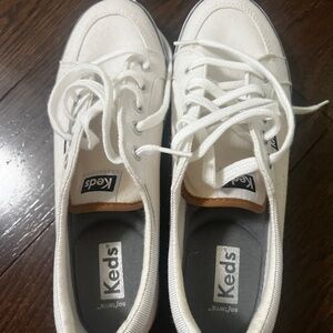 Keds White Canvas Sneakers